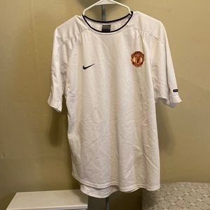 Manchester United NIKE dri fit vintage soccer jersey